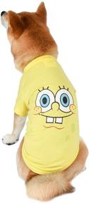 img 3 attached to 🐶 Футболка и платок Nickelodeon SpongeBob SquarePants для собак - стильная и комфортная одежда для питомцев Спонджбоб