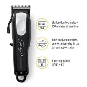 img 3 attached to 💈 Профессиональные беспроводные стрижки для волос Wahl Sterling 4: идеальное снаряжение для барберов для точной стрижки.