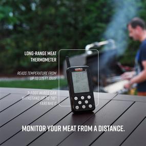 img 3 attached to Remote Thermometer Grill Digital Instant Long Range