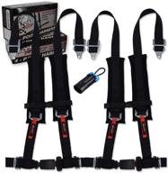 🖤 black 4 point harness (pair) with bypass plug - superior safety and convenience logo