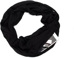 img 3 attached to 🧣 Infinity Passport Lipstick Fashion Women's Lightweight Scarves & Wraps Accessories