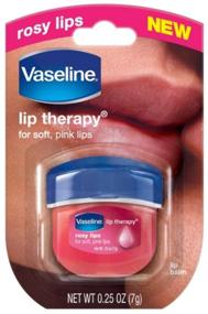 img 1 attached to 💋 5-Pack Vaseline Lip Therapy, Rosy Lips 1 ea - Ultimate Lip Care for Soft, Smooth, and Rosy Lips