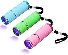 img 4 attached to 🔦 Coolrunner 3pcs LED Flashlight, Compact Glow Flashlights with 9 LED Lights, Portable Nail Gel Dryer Light (MIXCOLOR)