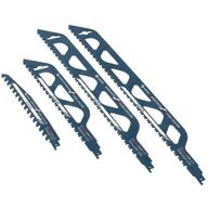 saker saw blade-demolition masonry reciprocating hard alloy saw blades for wood, porous concrete, brick - combination pack (4 pcs) logo