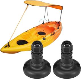 img 3 attached to 🌞 Lixada Single Person Sun Shade Canopy for Kayak, Boat, and Canoe