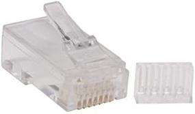 img 3 attached to 🔌 TRIPP LITE 100 пакетов Cat6 RJ45 модульный разъем Plug: Надежный Solid/Stranded RND (N230-100)