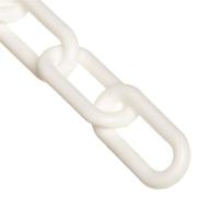 🔗 mr. chain 1.5-inch plastic barrier chain, 25-foot length (30001-25) - white link diameter logo