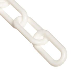 img 3 attached to 🔗 Mr. Chain 1.5-Inch Plastic Barrier Chain, 25-Foot Length (30001-25) - White Link Diameter