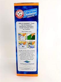 img 2 attached to 🗑️ Arm & Hammer Trash and Dumpster Deodorizer Can - 42.6 oz For Effective Odor Control