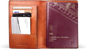 img 2 attached to Обложка для паспорта Kasper Maison Italian Leather Passport Travel Accessories in Passport Covers