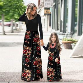 img 3 attached to 👗 Charming Casual Dresses with Printed Patterns and Convenient Pockets - PopReal Girls' Clothing Collection