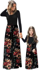 img 4 attached to 👗 Charming Casual Dresses with Printed Patterns and Convenient Pockets - PopReal Girls' Clothing Collection