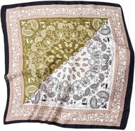 chic square handkerchief fashion headscarf: women's trendy scarves & wraps logo