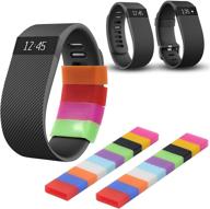 🔒 20-pack techion protective silicone fasteners ring holder for fitbit flex, fitbit alta, garmin vivofit, samsung gear fit, and fitbit charge wristbands: secure your fitness tracker with style logo
