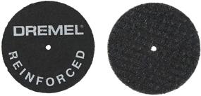 img 1 attached to 🪚 Dremel 426B Fiberglass Reinforced Cut-off Wheels, 1/32-Inch (0.8 mm) Diameter, Rotary Tool Cutting Disc Accessory, 20 Pieces - Silver