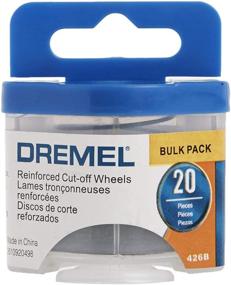 img 4 attached to 🪚 Dremel 426B Fiberglass Reinforced Cut-off Wheels, 1/32-Inch (0.8 mm) Diameter, Rotary Tool Cutting Disc Accessory, 20 Pieces - Silver