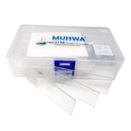 high-quality frosted glass microscope slides - 100pcs coverslip included (22mm x 22mm) logo