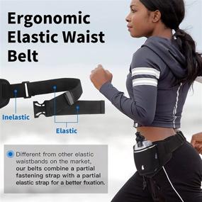 img 1 attached to 💦 PYFK Upgraded Running Belt with Water Bottles: Stay Hydrated & Hands-Free on Your Runs!