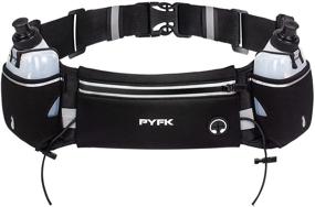 img 4 attached to 💦 PYFK Upgraded Running Belt with Water Bottles: Stay Hydrated & Hands-Free on Your Runs!