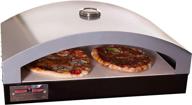 🍕 camp chef artisan outdoor pizza oven with two burner accessory and ceramic pizza stone - 16" x 24" x 9 логотип