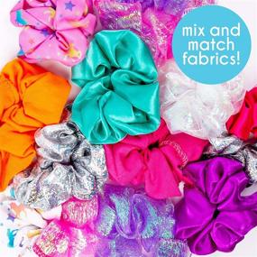 img 1 attached to 🎀 Just My Style D.I.Y. Scrunchie Maker: Create Vibrant Satin Hair Scrunchies with Gemstone Accents - Horizon Group USA