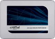 💾 crucial mx500 1tb internal ssd: high-speed 3d nand sata drive with up to 560mb/s logo