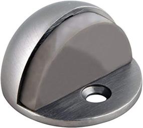 img 4 attached to 🚪 Enhance Home Decor with Satin Nickel Finish Floor-Mounted Dome Door Stop by Design House Accessories - 204735