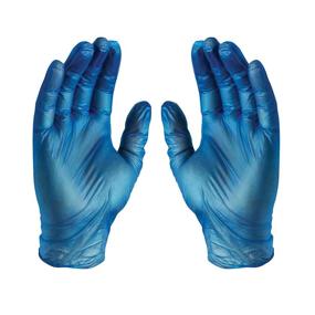 img 2 attached to 🧤 GLOVEWORKS Blue Vinyl Industrial Gloves: Box of 100, 3 Mil, Large Size, Latex Free, Powder Free, Food Safe, Disposable, Non-Sterile