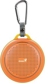 img 3 attached to 🔊 Погрузитесь в мир беспроводного аудио с Genius SP-906BTOrange, наружной Bluetooth-колонкой яркого оранжевого цвета