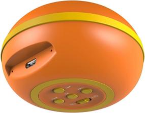 img 1 attached to 🔊 Погрузитесь в мир беспроводного аудио с Genius SP-906BTOrange, наружной Bluetooth-колонкой яркого оранжевого цвета