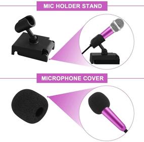 img 3 attached to Microphone Android Portable Singing Recording Computer Accessories & Peripherals