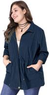 agnes orinda lightweight drawstring utility women's clothing: perfect coats, jackets & vests for any occasion! logo