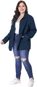 img 2 attached to Agnes Orinda Lightweight Drawstring Utility Women's Clothing: Perfect Coats, Jackets & Vests for Any Occasion!