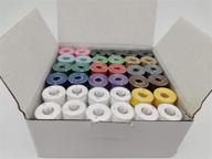 multi colors prewound bobbins polyester plastic logo