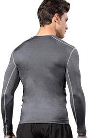 img 2 attached to 🌈 Optimized Queer Compression Baselayer Thermal Undershirts for Men's Clothing
