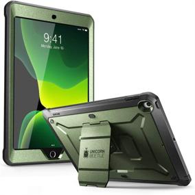 img 4 attached to Top-rated SUPCASE Unicorn Beetle Pro Series Case for iPad 10.2 (2021/2020/2019) - Green, with Built-in Screen Protector, for iPad 9th/8th/7th Generation: A Comprehensive Review