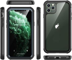 img 2 attached to 📱 Temdan iPhone 11 Pro Case with Built-in Screen Protector - Heavy Duty Rugged Dropproof Case for iPhone 11 Pro with Wireless Charging Support