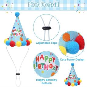 img 1 attached to 🐶 Dog Birthday Boy Bandana, Cute Hat, Ink Pad for Dog Paw Prints - Touch Ink Pad and Imprint Cards, Party Supplies" - "SEO-Optimized: Dog Birthday Bandana, Adorable Hat, Paw Print Ink Pad - Touch Ink Pad and Imprint Cards for Pet Party