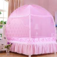 🛏️ усилите свою кровать с помощью сетки-тента cdybox princess mosquito net bed tent canopy curtains netting! (розовая, twin-xl) логотип