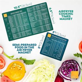 img 3 attached to Essential Air Fryer Accessories - Magnetic Air 🍳 Pot Sheet with 101 Recipes: A Must-Have Kitchen Accessory