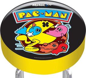 img 2 attached to 🕹️ Arcade1Up Pac-Man Adjustable Stool: Perfect Height for Electronic Games, 21.5"-29.5