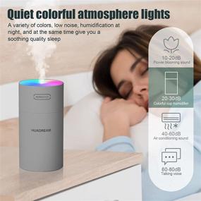 img 3 attached to HUADREAM Humidifier Car Humidifier Adjustable Ultra Quiet Suitable Heating, Cooling & Air Quality and Humidifiers