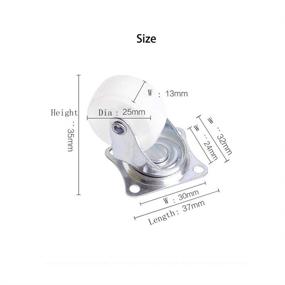 img 3 attached to 🛒 Gizhome Caster Trolley with Reliable Bearings for Enhanced Performance