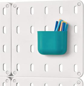 img 4 attached to IDesign BPA Free Plastic Pegboard Organizer