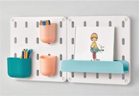 img 2 attached to IDesign BPA Free Plastic Pegboard Organizer