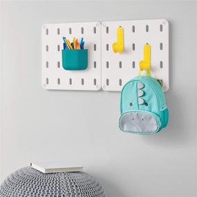 img 1 attached to IDesign BPA Free Plastic Pegboard Organizer