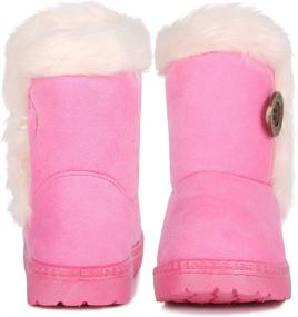 img 3 attached to 👧 Femizee Winter Bailey Button Girls' School Uniforms for Toddlers