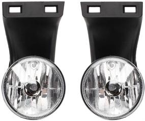 img 4 attached to MAYASAF Clear Lens Fog Light For DODGE Replacement Fog Lamp Assembly Fit 1994-2001 RAM 1500