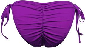 img 1 attached to FOCUSSEXY Womens Brazilian Tie Side Swimwear Women's Clothing for Swimsuits & Cover Ups