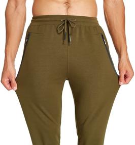img 2 attached to 🏃 Ultimate Comfort and Functionality: Tansozer Lightweight Joggers Sweatpants with Pockets for Active Men's Clothing